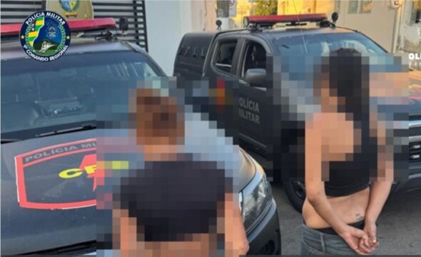 CPE prende duas mulheres por suspeita de envolvimento em crime patrimonial em Catalão