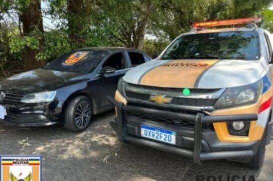 Veículo com registro de estelionato é apreendido pela Polícia Militar Rodoviária em Araguari