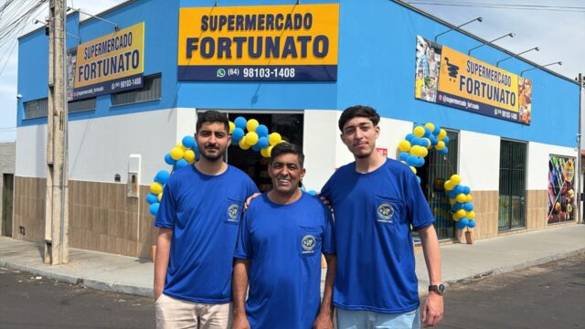 Dedicação e união familiar marcam a inauguração do Supermercado Fortunato na Vila Mutirão, em Catalão