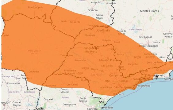 INMET emite alerta de tempestade para Catalão e região neste fim de semana