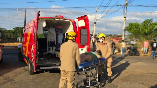 Grave acidente entre duas motocicletas deixa quatro pessoas feridas em Catalão