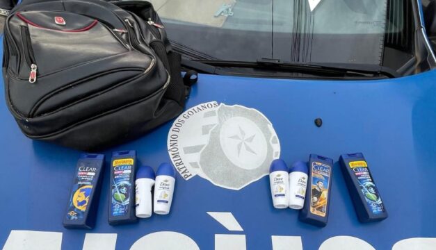Homem é preso após furtar supermercado em Catalão; suspeito confessou o crime e disse ser usuário de drogas