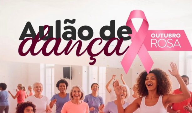 Outubro Rosa ganha ritmo e movimento em Catalão com aulão de dança promovido pela Secretaria de Esportes
