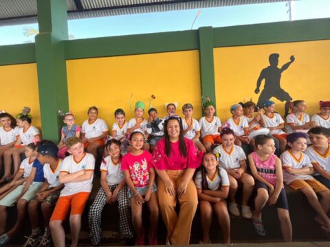 Semana da Criança leva alegria, cores e brincadeiras à Escola Raimundo Gomide em Nova Aurora