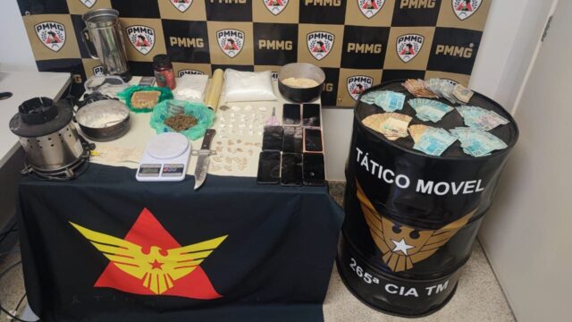 Polícia Militar e Polícia Civil desarticulam laboratório de drogas em Patrocínio