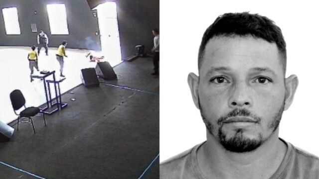 Homem em surto que invadiu igreja e atacou policiais morre após ser baleado em Caldas Novas