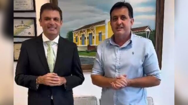 Deputado estadual anuncia novos investimentos para Goiandira ao lado do prefeito Allisson Peixoto