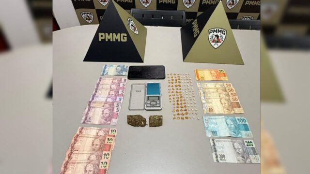 Homem de 55 anos é preso por tráfico de drogas durante operação policial em Monte Carmelo