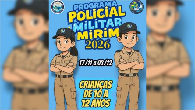 Polícia Militar abre inscrições para o Programa Polícia Militar Mirim 2026 em Catalão