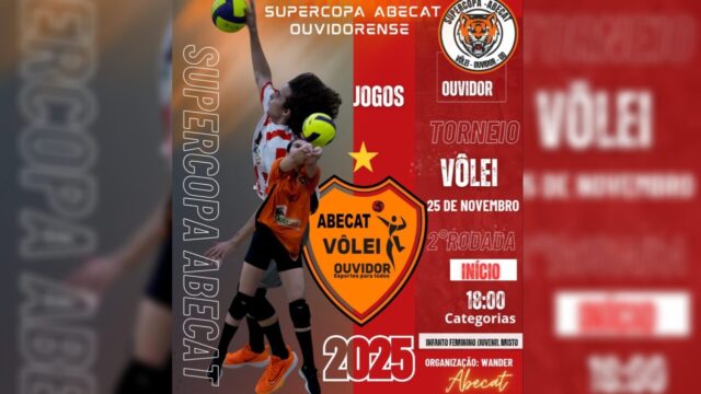 Supercopa Abecat Ouvidorense tem segunda rodada de jogos de vôlei nesta terça-feira (25)