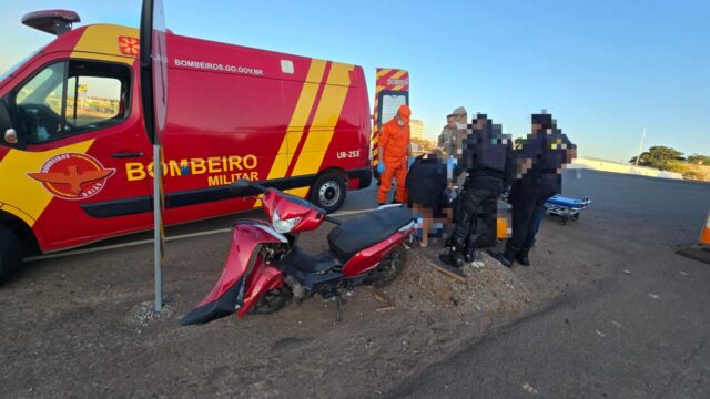 Motociclista fica ferido após acidente na GO-330 em Catalão