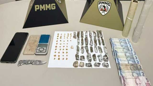 Dois homens são presos por tráfico de drogas durante operação policial em Monte Carmelo