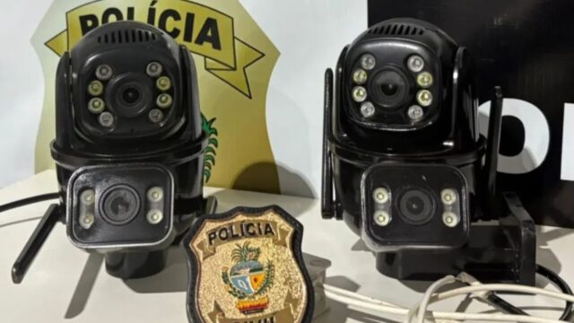 Polícia Civil de Ipameri recupera câmeras furtadas e prende suspeito por receptação