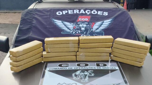 Dois homens são presos por tráfico interestadual com 20 kg de maconha em ônibus na BR-050, em Goiás