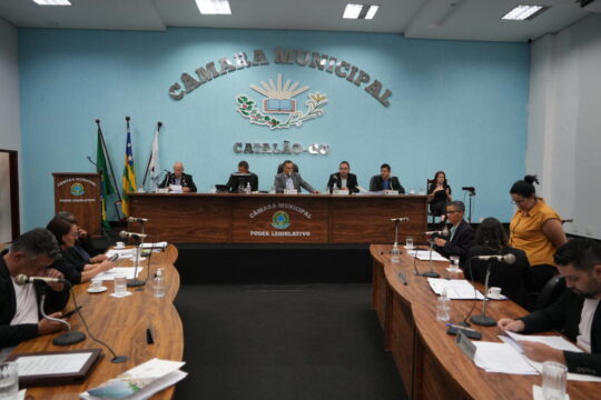Câmara de Catalão realiza 41ª Sessão Ordinária de 2025 e define cronograma de votações das emendas impositivas