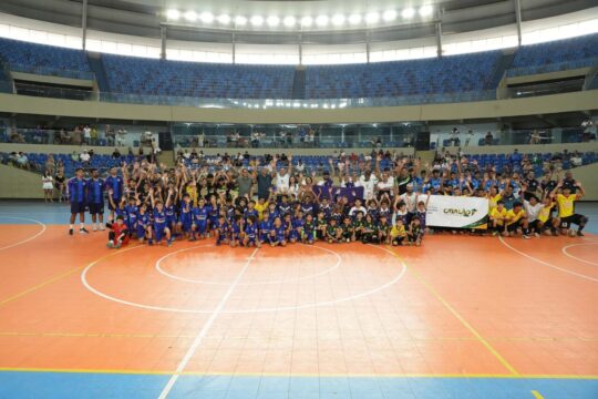 Copa Kids 2025 reúne mais de 100 jogos e emociona torcedores no Ginásio Internacional em Catalão