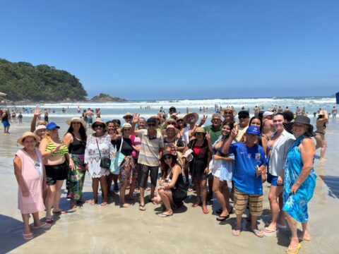 Prefeitura de Marzagão promove viagem ao litoral paulista para grupo da melhor idade