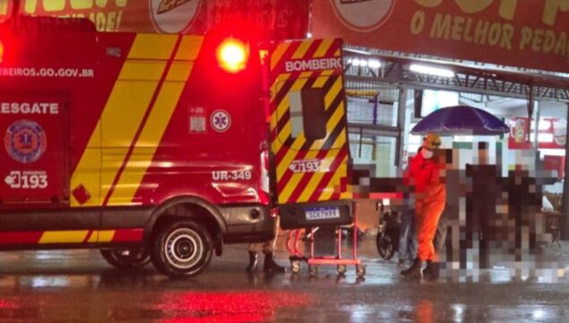 Gestante fica ferida após ser atropelada por motocicleta em avenida de Catalão