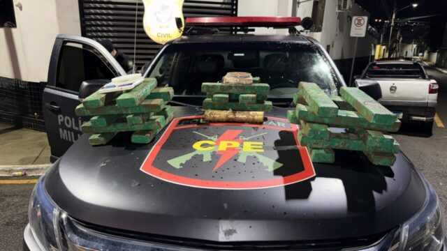 CPE prende dois homens do Pará com cerca de 40 kg de maconha em Catalão