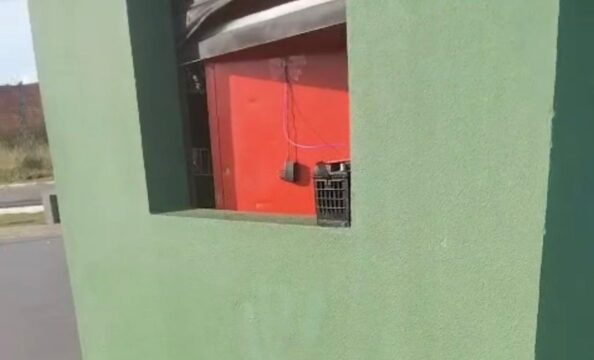 Vandalismo causa danos em quiosque do Parque Ecológico Severo Gomides Neto, em Catalão