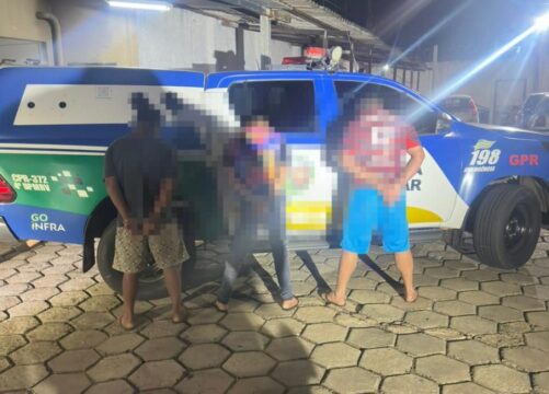 Três Ranchos: Três foragidos condenados por ass@ss!nat0 em Uberlândia/MG são presos após operação conjunta da PM