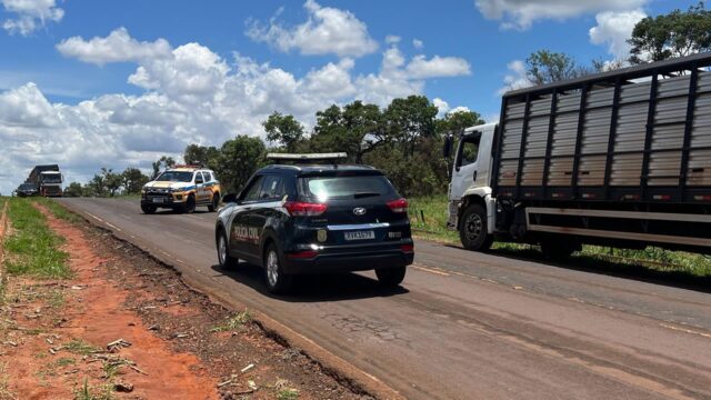 Motociclista de 75 anos morre após colisão com caminhão boiadeiro na MGC-154, em Ituiutaba (MG)