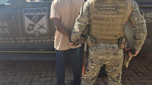 COD prende foragido da Justiça condenado por homicídio qualificado em Cristalina