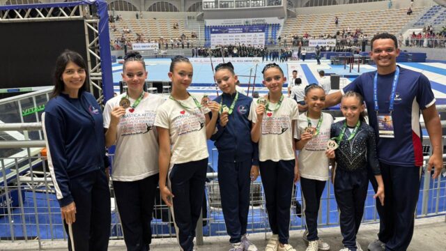 Equipe de Catalão fica entre as quatro melhores do Brasil no Torneio Nacional de Ginástica Artística