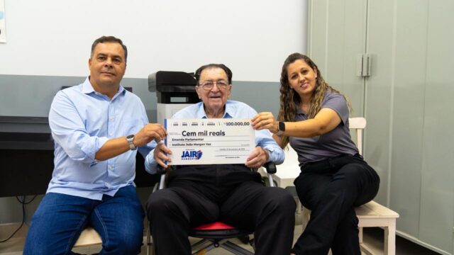 Vereador Jair Humberto destina R$ 100 mil em emenda impositiva ao Instituto Professor João Margon Vaz