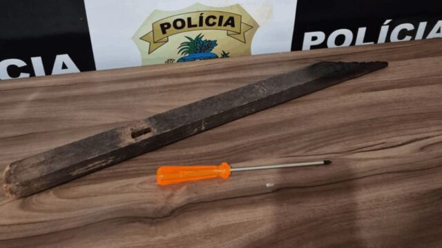 PCGO prende homem em flagrante por agredir mãe idosa e irmã em Orizona