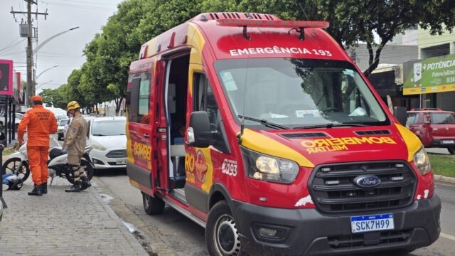Motociclista fica ferido após colidir com cachorro no Loteamento Vila Chaud, em Catalão