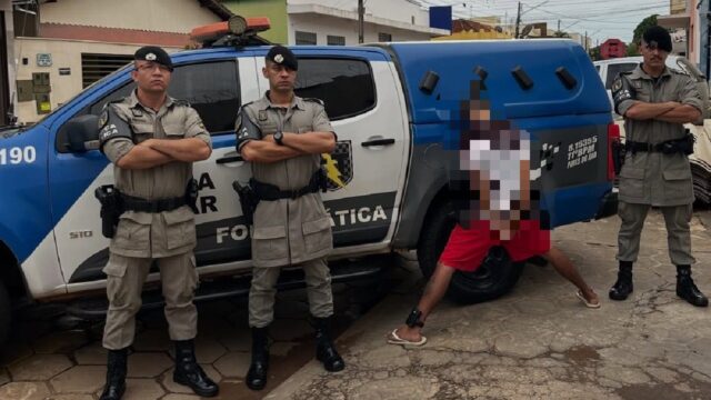 Força Tática e CPE prendem três foragidos da Justiça em ação integrada em Pires do Rio
