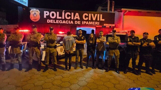 Suspeito de matar idoso em Ipameri é preso após operação integrada das Polícias Civil e Militar