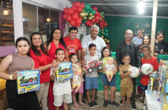 Natal do Bem leva alegria e emoção às crianças de Goiandira