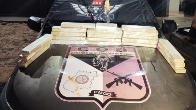 COD apreende 22,5 kg de maconha em ônibus e prende suspeito por tráfico em Cristalina (GO)
