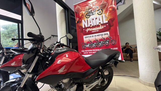 Campanha Natal Premiado é lançada pela ACIC/CDL em Catalão com sorteio de quatro motocicletas