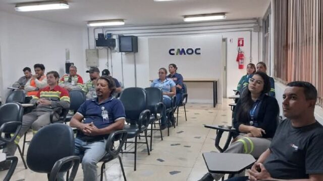 Diretoria do Metabase participa de reuniões da CIPA e reforça ações de prevenção de acidentes em unidades mineradoras