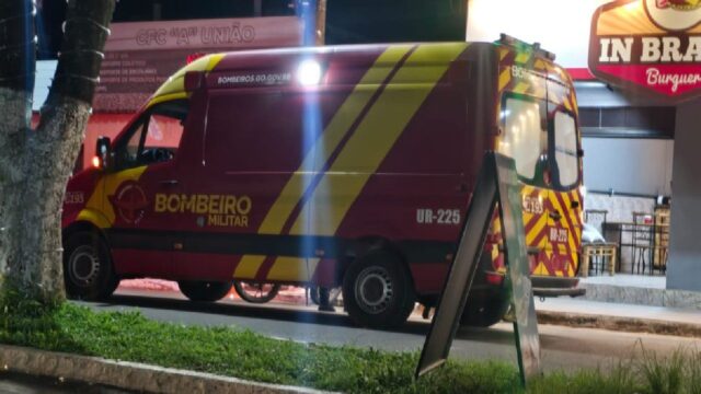 Motociclista fica ferido em acidente na avenida José Marcelino, em Catalão