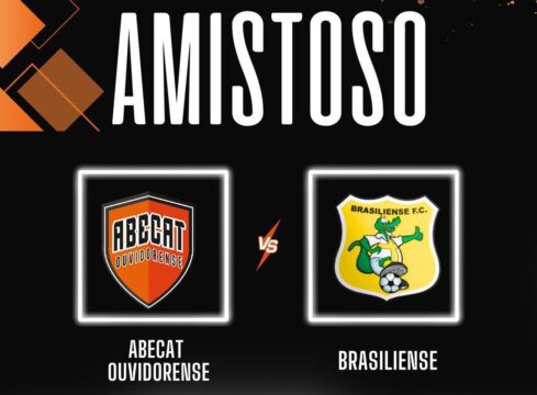 Abecat Ouvidorense enfrenta o Brasiliense em amistoso nesta quinta-feira (17), no estádio Luiz Benedito em Ouvidor