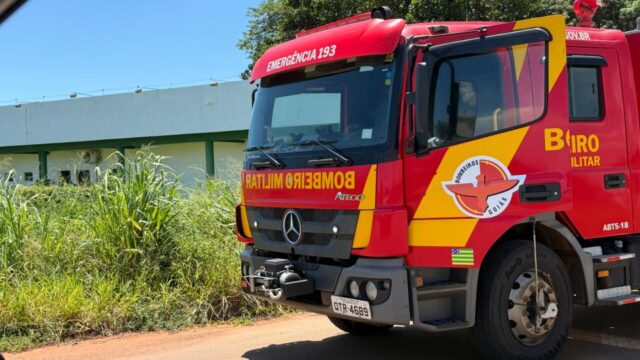 Princípio de incêndio atinge laboratório de empresa de fertilizantes em Catalão