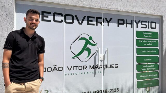 Fisioterapeuta João Vitor Marques inaugura estúdio moderno em Catalão com foco em reabilitação esportiva e lesões de joelho