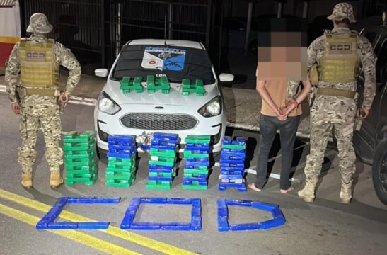 COD intercepta veículo e apreende 200 kg de maconha na região de Catalão