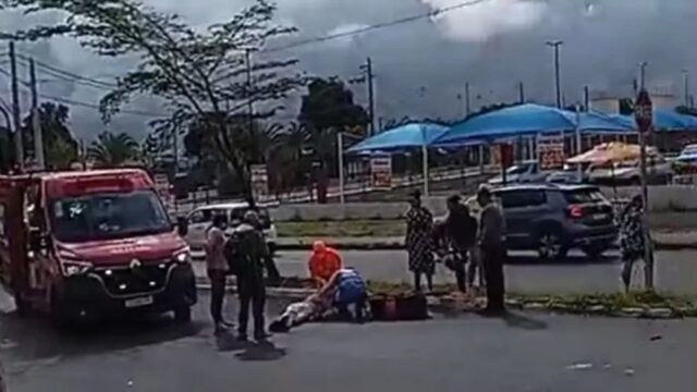 Idosa de 82 anos é atropelada enquanto atravessava avenida no Bairro Granada, em Uberlândia