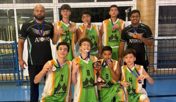 Atenas/Veratz Sub-13 conquista 3º lugar na Liga de Basquete do Triângulo (LBT)
