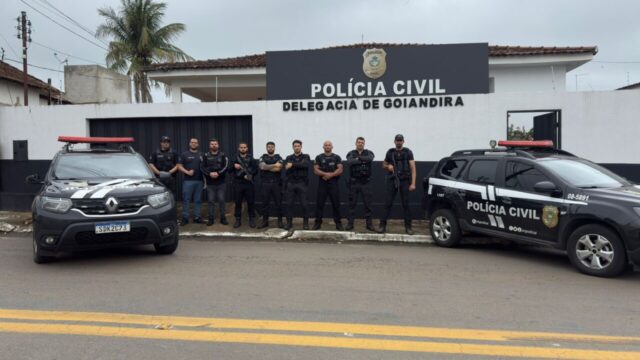 Polícia Civil cumpre quatro mandados de busca em operação contra o tráfico em Goiandira