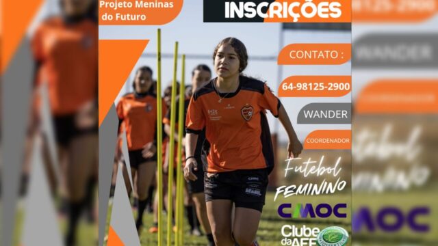 Projeto da ABECAT abre 80 vagas gratuitas para meninas de 6 a 18 anos em Catalão