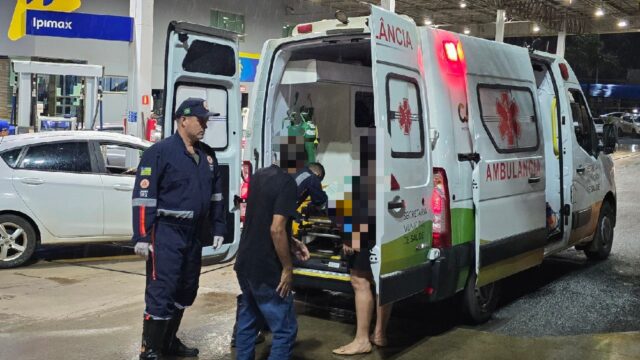 Motociclista fica ferida após queda no pátio do Posto JK, em Catalão