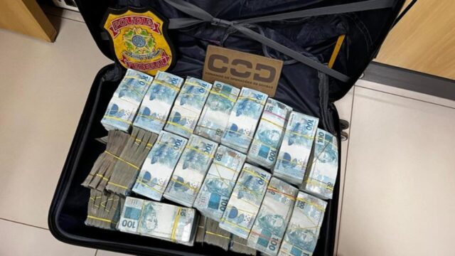 PF apreende R$ 1,7 milhão em dinheiro em abordagem na BR-050, em Goiás