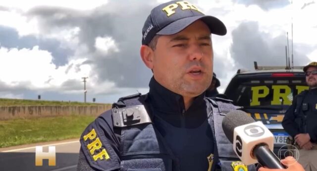 Fiscalização da PRF na BR-050, em Catalão, é destaque em reportagem nacional da Rede Globo