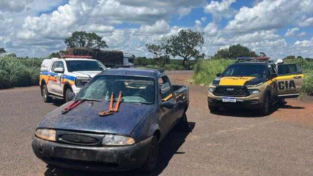 Polícia Militar prende suspeito de furtos na zona rural de Indianópolis
